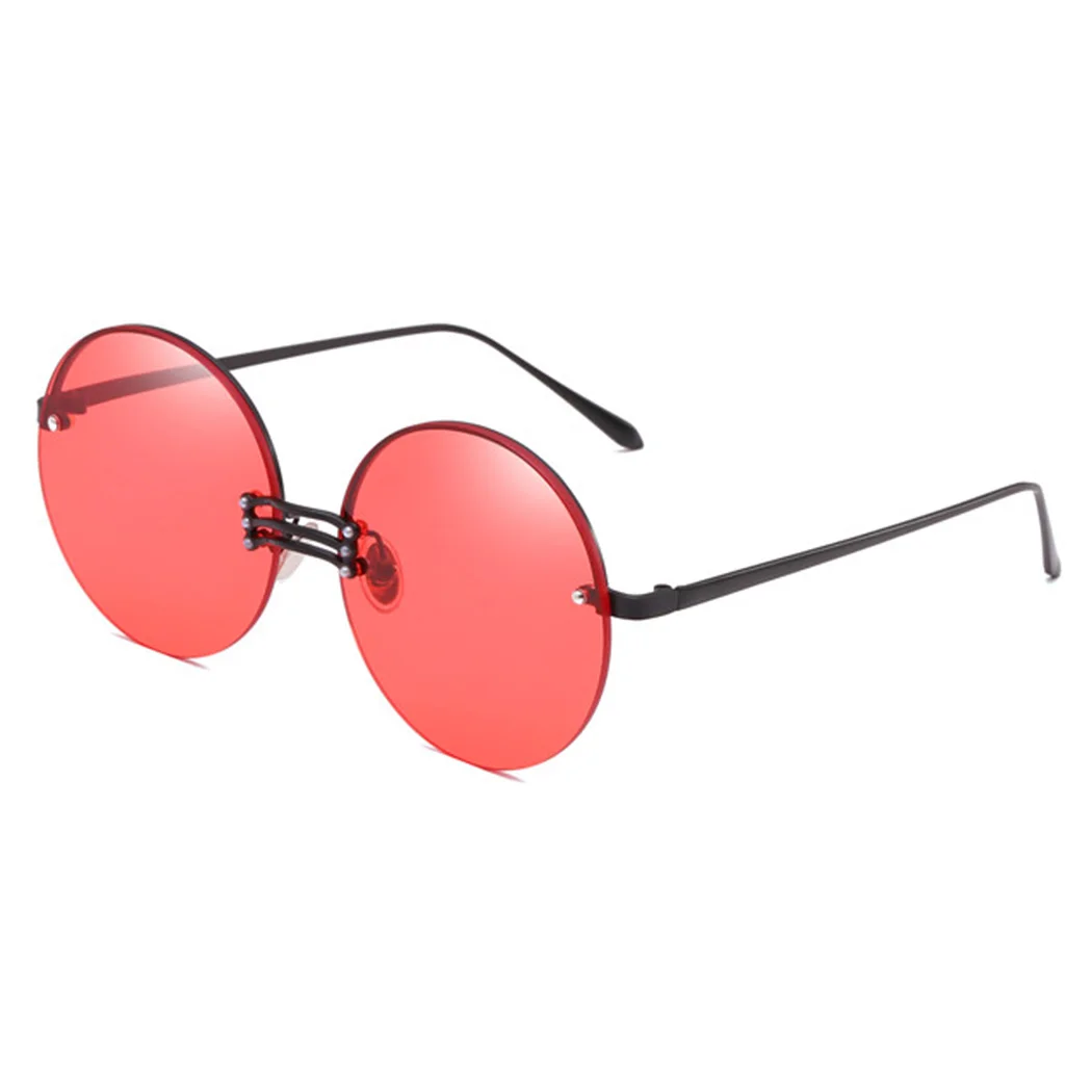 Female Retro Frameless Round Lens Sunglasses Brand Designer Ocean Color Gradient Sunglasses Ladies Club Eyewear UV400 Glasses Female Retro Frameless Round Lens Sunglasses Brand Designer Ocean Color Gradient Sunglasses Ladies Club Eyewear UV400 Glasses