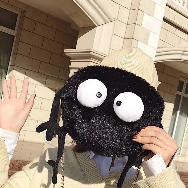 Модная женская сумка мессенджер Harajuku с милым мультяшным монстром новая забавная