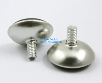 

20 Pieces 28mm Base M6x10mm Adjustable Furniture Leg Table Leveling Feet Pad