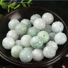 30 шт. Китайский Натуральный Класс нефрита/жадеитовая подвеска Монета на удачу из серии сделай сам, бисер