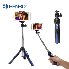 BENRO MK10 ручной Мини штатив монопод 3 в 1 телефон селфи палка беспроводной Bluetooth пульт дистанционного спуска затвора для iPhone Sumsang Gopro