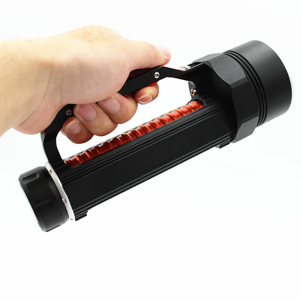 à Prova Dwaterproof Água Mergulho Lanterna x uv Ultravioleta Luz Led Tocha Subaquática 100m 395nm Caça 4400lm 4 3 High Quality Luzes e Iluminação