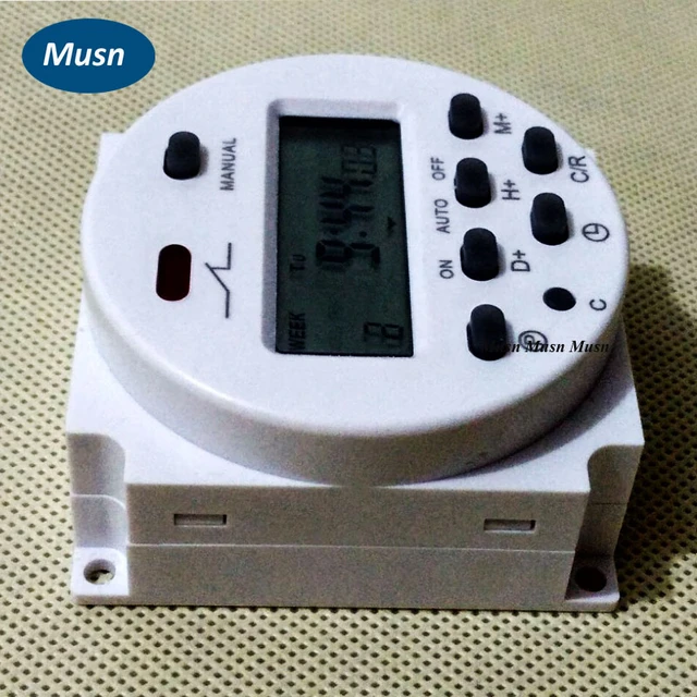 DC 12V Digitaler LCD Timer Programmierbar Zeitschaltuhr Zeitschalter CN 101  16A - AliExpress