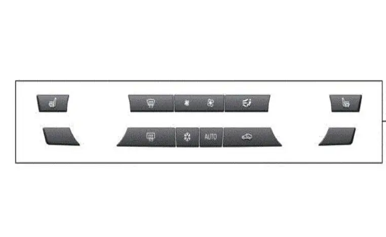 

Набор для ремонта с 11 кнопочными колпачками A/C ПЕРЕКЛЮЧАТЕЛЬ нагревателя для BMW F07 F10 F11 F12 523i 535i 528i 550i 61319313922