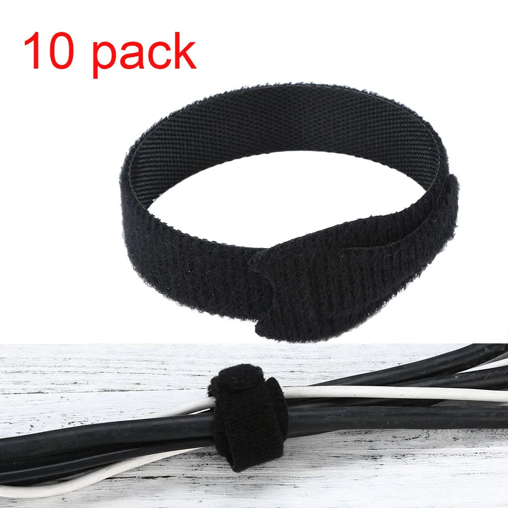 

10X Cable Management Organizer Cord Wire Cover Hider Sleeves PC TV Cable Winder protector cable organizer