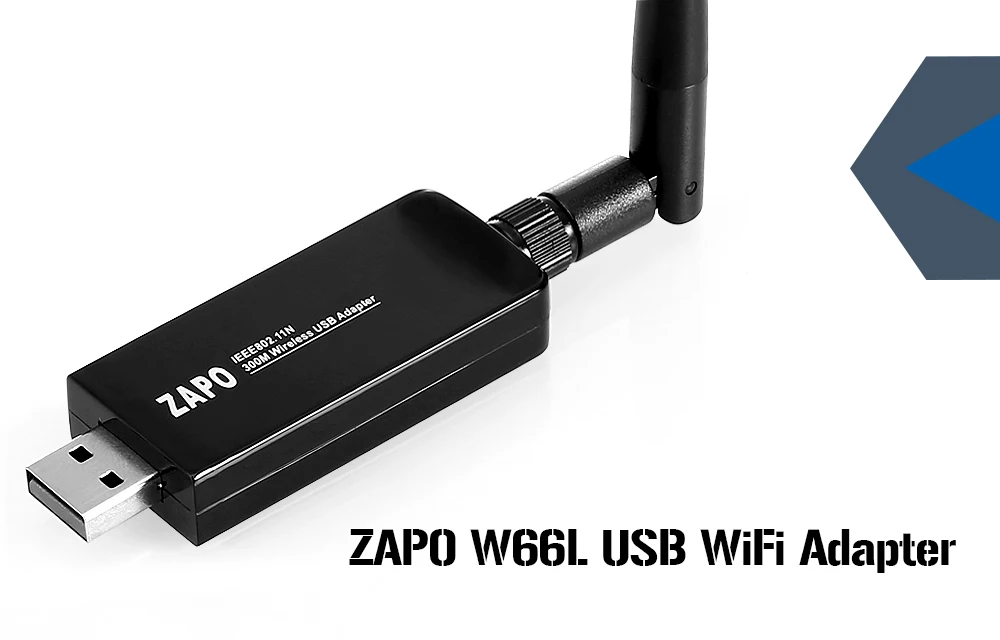 W66L 2dBi антенны 300 Мбит/с USB Беспроводной адаптер 802.11N USB Wi-Fi приемник 2,4 ГГц Wi-Fi Dongle для рабочего стола/ноутбука сетевой карты