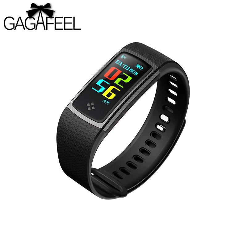 

Gagafeel Smart Bracelet Color LCD Screen Fitness Bracelet IP67 Waterproof Smart Band Heart Rate Wristband for IOS Android Phone