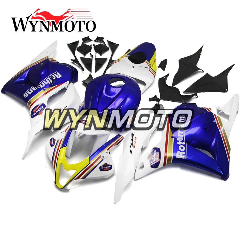 Пластиковые обтекатели для Honda CBR6000RR F5 2009-2012 голубой белый желтый Обтекатели