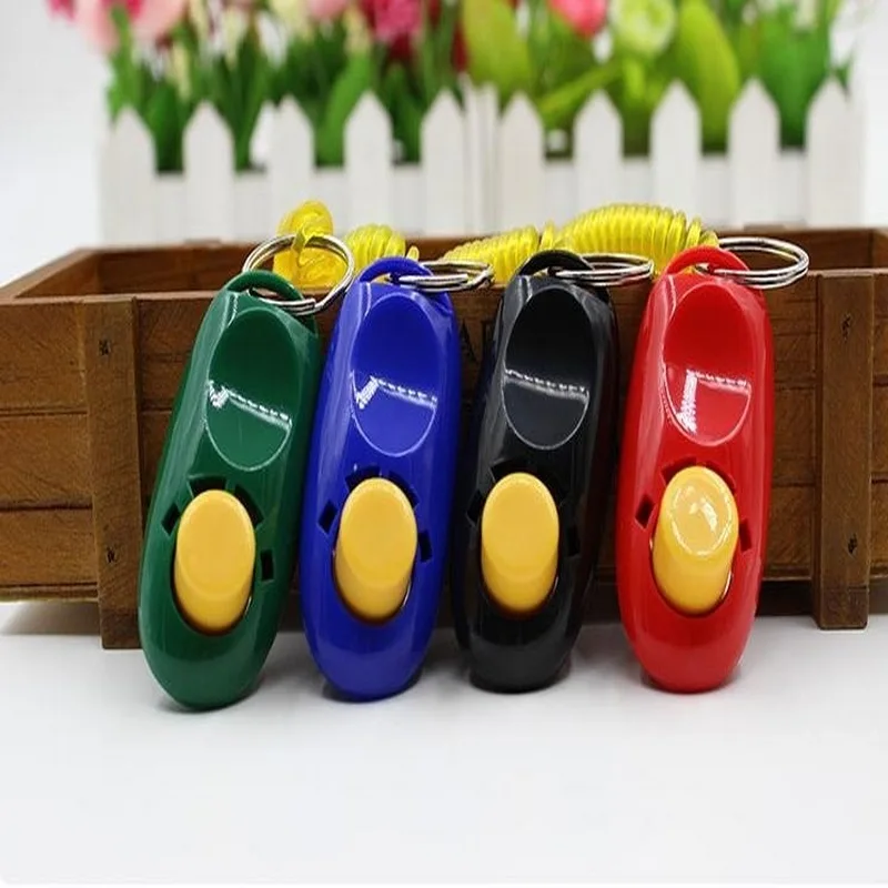 Universal Remote Portable Animal Dog Button Clicker Sound Trainer Pet Training Tool Control Wrist Band Accessory