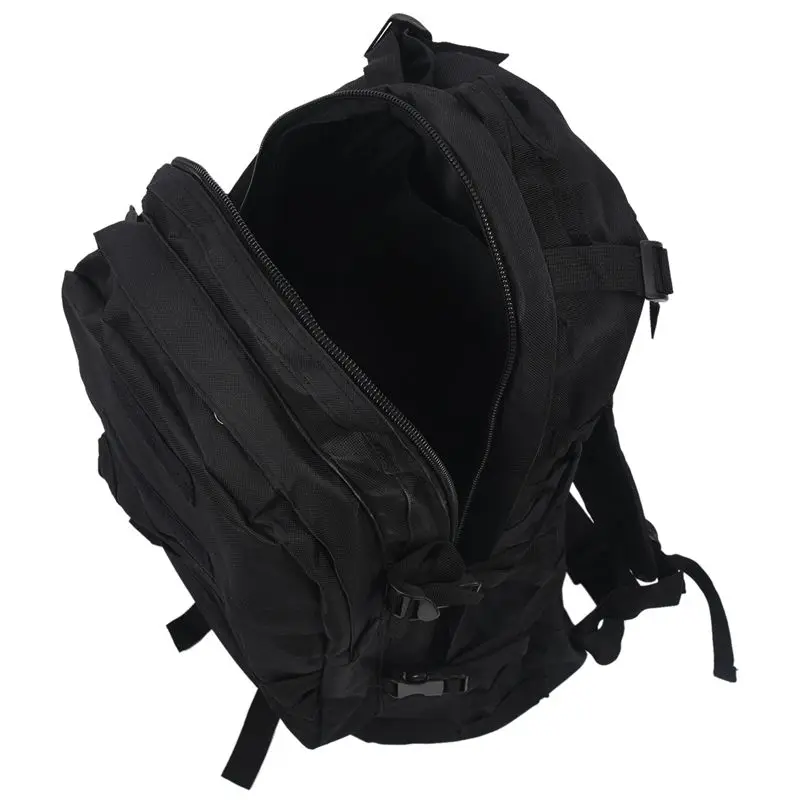 Открытый 40L 600D водонепроницаемый Оксфорд ткань военный рюкзак сумка ACU камуфляж Спортивная дорожная походная Сумка Черный