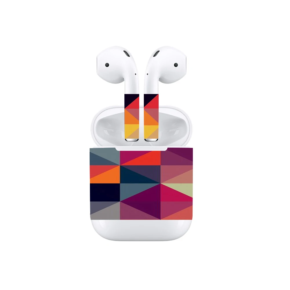Для Apple AirPods защитная виниловая наклейка для наушников Съемная клейкая