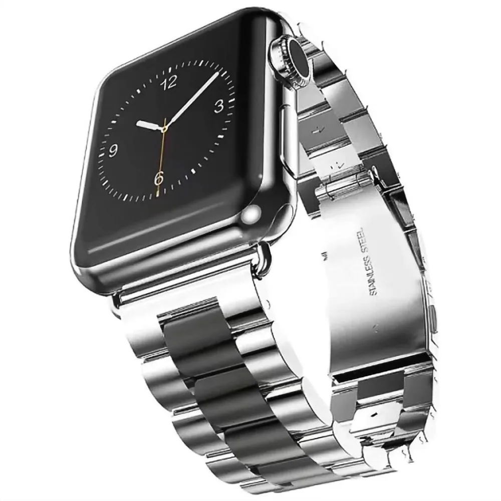 Ремешок на запястье для iwatch, ремешки серии 5, 4, 3, 2, 1, 40 мм, 44 мм, металлический браслет из нержавеющей стали для Apple watch, полосы 42 мм, 38 мм