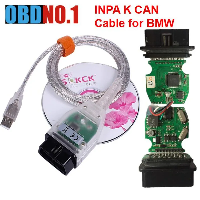 

With FT232RL INPA K DCAN forBMW allows full diagnose for BMW INPA K+DCAN Ediabas USB Interface For bmw k can OBD CAN Scan Tool