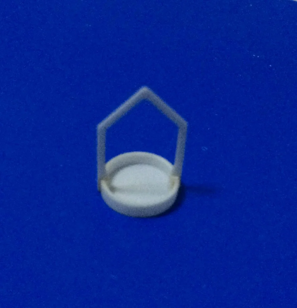 TA alumina crucible/ thermal analysis crucible / sample dish /TGA hanging wire crucible