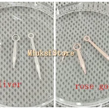 Серебристый/розово-золотые мужские часы руки Калибр ETA 6497 6498 Чайка ST36 двигаться Для мужчин t