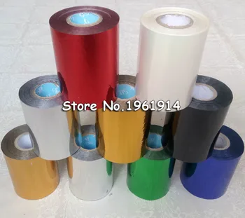 

9pcs Golden Siver Red Black Blue Hot Stamping Foil Multicolor Hot Gold Foil Paper DIY Material For Plastic Garment Bag Box Card