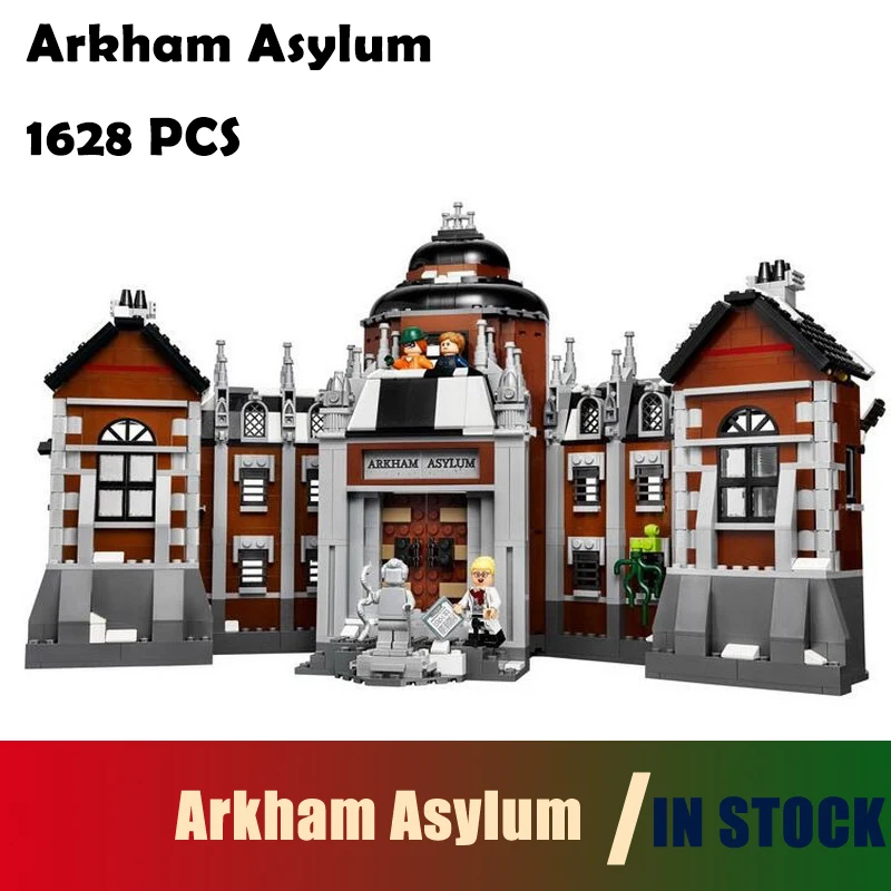 

Compatible Lego 70912 Model Building Blocks toys 07055 Batman Series Arkham Asylum Enlighten DIY Figure Toys For Children