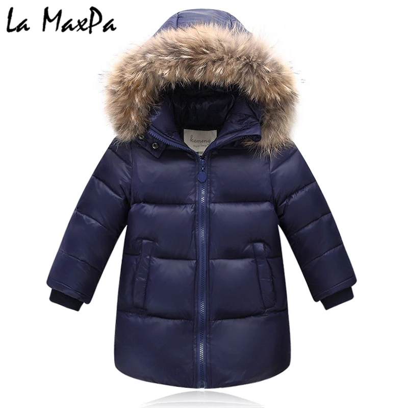 

Winter Jacket For Boy Snow Wear Children's Winter Jackets Down Padded Children Clothing 2018 Boys Warm Coat Thickening Outerwear