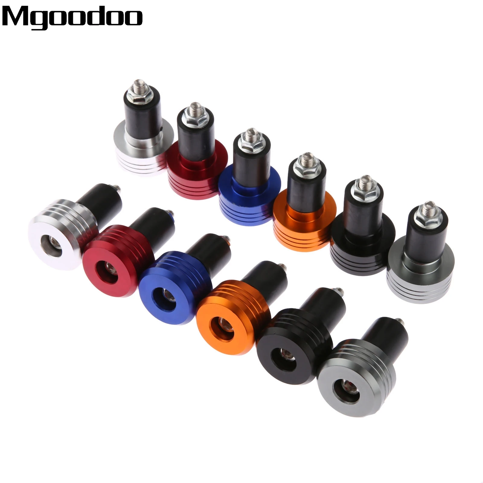 7/8" CNC Motorcycle Handlebars Grips Bar Ends Slider Vibration Heavy