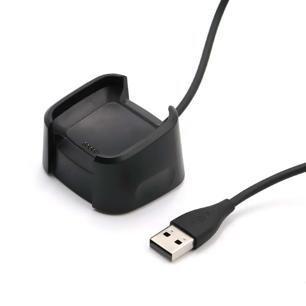 Зарядная док-станция USB Дата-кабель Base Настольный Зарядное устройство для Fitbit Versa Смарт часы