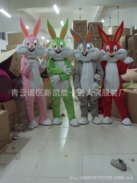 

Easter Cartoon puppet costume rabbit puppet prop Costume performance costume