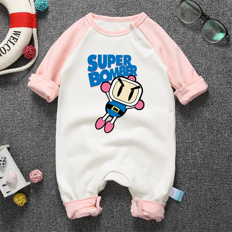 2018 New Super Bomber baby autumn spring cotton cartoon boy clothes newborn baby girl clothing infant jumpsuit for baby clothes