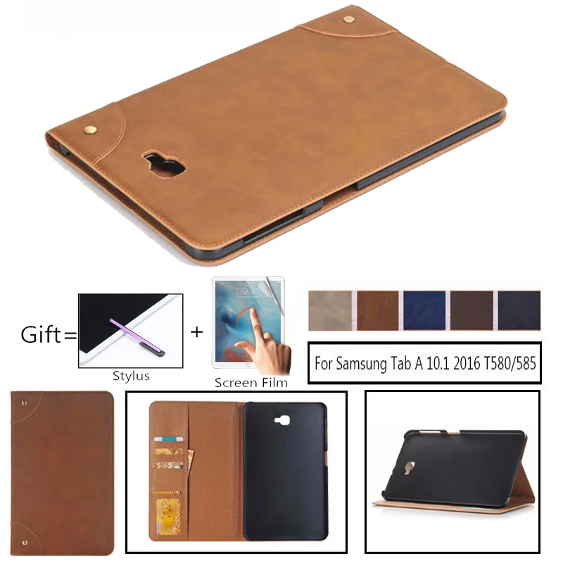 Чехол для планшета Samsung Galaxy Tab A A6 10 1 2016 T585 T580 SM-T580 SM-T585 Роскошный Ретро из