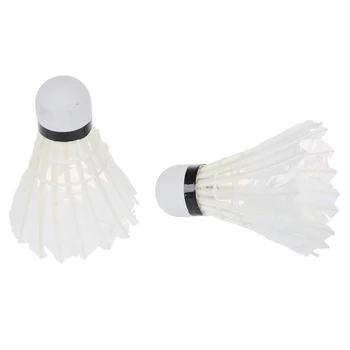 

5*Dark Night LED Badminton Shuttlecock Birdies Lighting Green