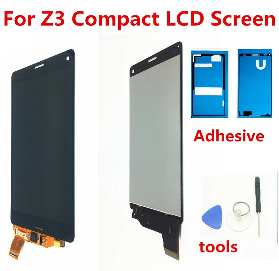Goede 4.6 Inch Voor Sony Xperia Z3 Compact Lcd Display Z3 Mini D5803 D5833 Z3mini Lcd Touch Screen Digitizer Vergadering