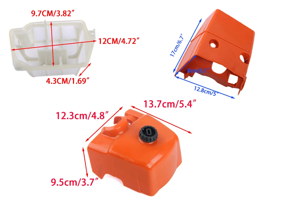 LETAOSK воздушный фильтр и карбюратор крышка коробки и верхний цилиндр двигателя кожух подходит для Stihl MS361 MS341Accessories