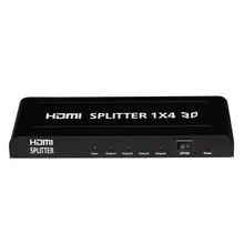 Новый 4 К x 2 К Full HD HDMI Splitter 1×4 4 Порты и разъёмы концентратор ретранслятор Усилители домашние V1.4 3D 4 К 1 в 4 из Бесплатная доставка