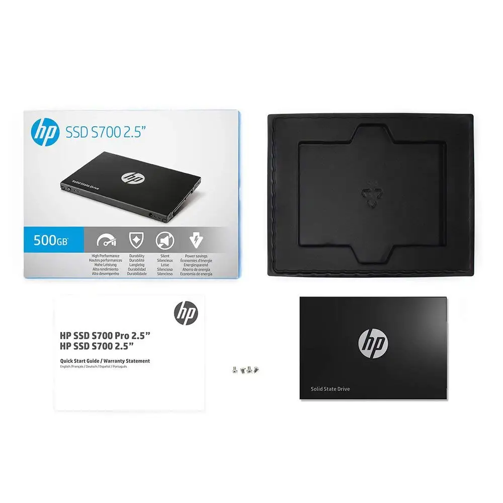 HP SSD S700 2.5 500GB SATA III 3D NAND Internal Solid State Drive Hard Drive HDD Disk for laptop computer ssd mini sata3 500gb (4)