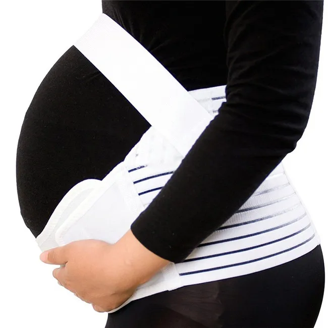 Дородовой уход Cummerbund пояс для беременных Tocolytic пояс для поддержки талии для беременных MU866033 - Цвет: Белый