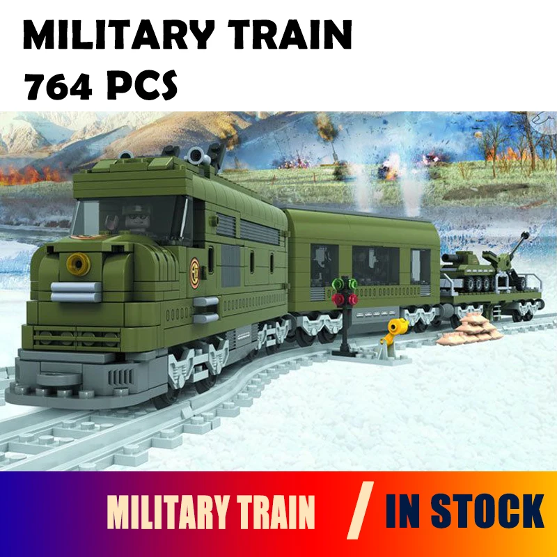 

Model building kits compatible with lego city train 572 3D blocks Educational model & building toys hobbies for children