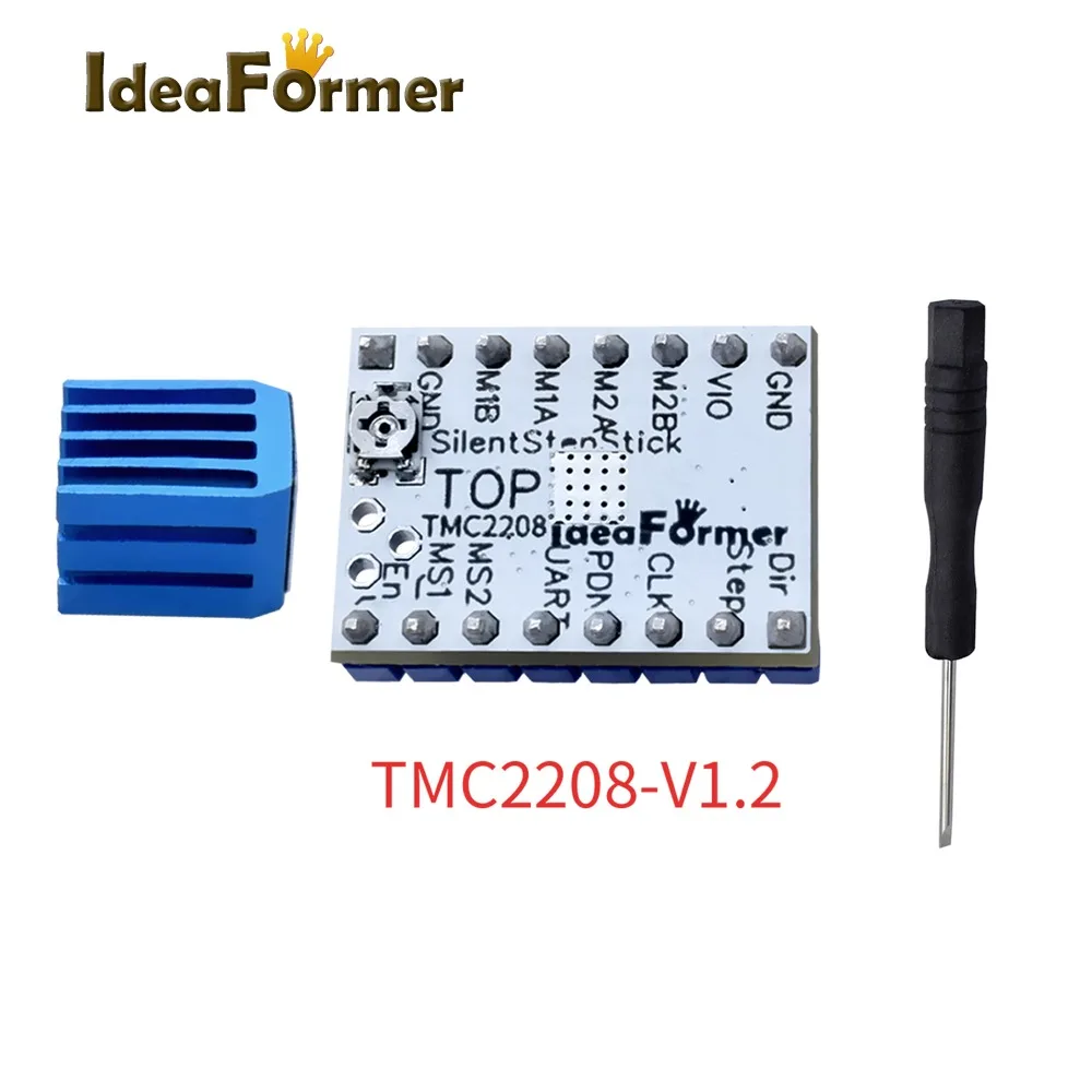 4/5 шт 3D-принтеры TMC2208 V1.2/TMC2130 V1.1/TMC2130 V1.2 SPI Драйвер шагового двигателя StepStick с защитой высокой производительности