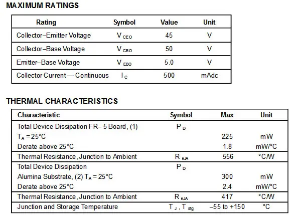 MCIGICM 100 шт. BC817 BC817-40 СОТ-23 Силовые транзисторы NPN 0.1A/45V общего назначения транзистор