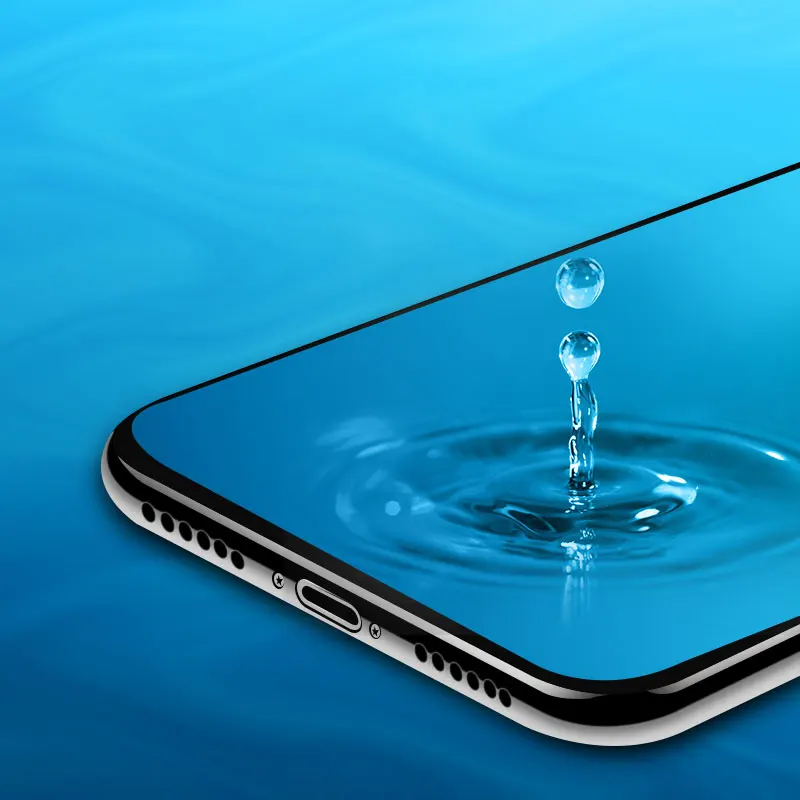 Закаленное стекло для iPhone 7 Защитное экрана Защитная пленка X XS MAX XR 6 6S 8 Plus