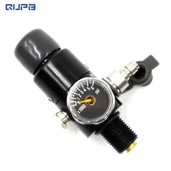 Qupb бак для пейнтбола регулятор 4500PSI 5/8-18UNF черный REG002