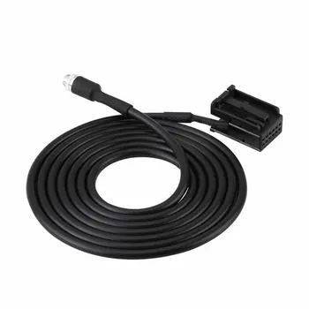 

Black 3.5mm Female Plastic + Metal With Removal Keys Aux Cable 145cm / 4.7ft 6000 CD Audio Input