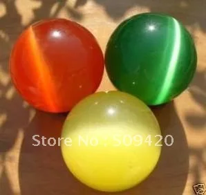 

fast Shippingcharming rainbow opal crystal sphere 3PCS ball 40mm +stand