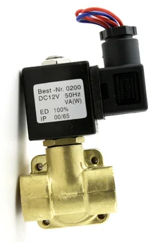 

High Quality 1/2'' 230PSI Pressure Brass Solenoid Valve 0927200 VITON FKM Seal Normally Closed Diaphragm Valve 220V AC