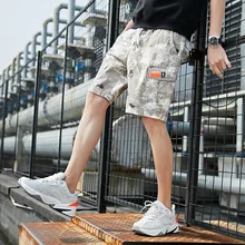 Брюки мужские короткие уличная одежда Homme спортивные штаны рабочая одежда плюс размер 3XL Новые повседневные мужские шорты летние модные короткие