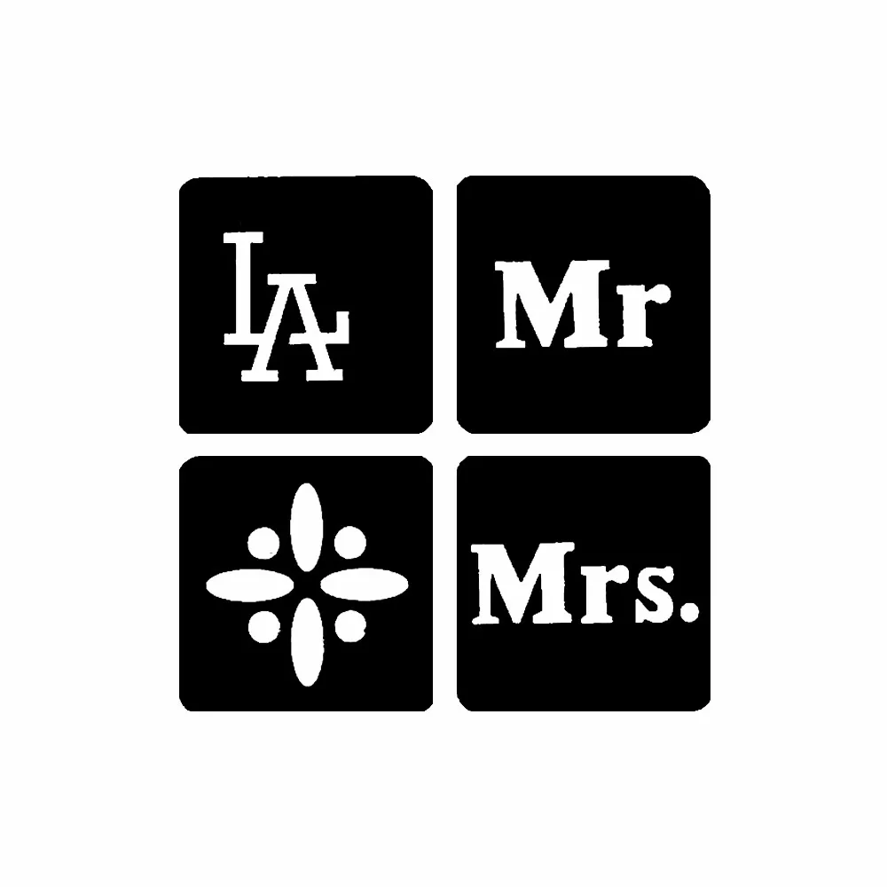 1 Sheet Henna Tattoo Stencil Mrs English Word Airbrush Painting Wrist Body Art Tattoo Template Temporary Decal Sexy Product G114 (1)