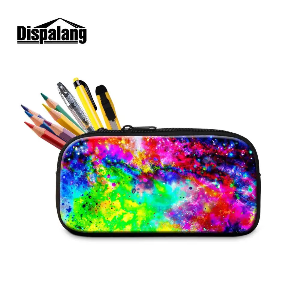

Colorful Starry Cosmetic Bag Women Zipper Make Up Organizer Storage Customize Design Pouch Toiletry Wash Travel Makeup Case