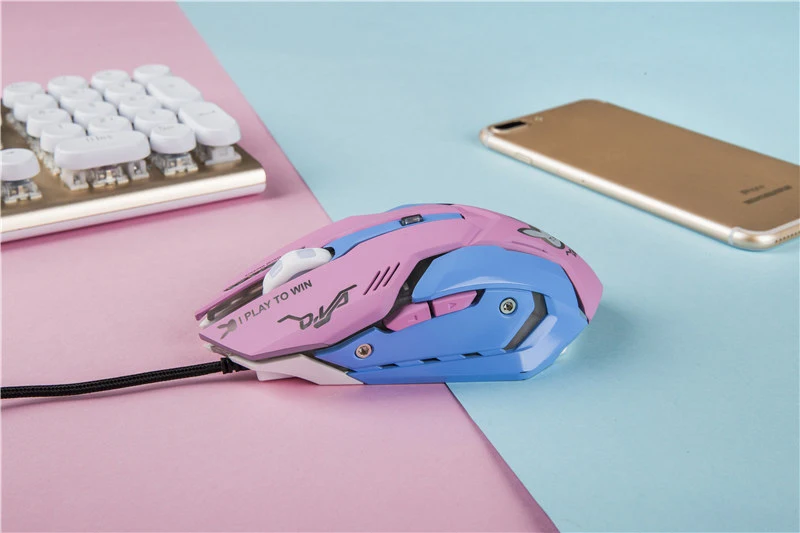 OW D. va Mercy Reaper USB Проводная мышь, 6 кнопок, оптическая игровая геймерская мышь, вспышка для ПК, ноутбука, CF, Overwatch, плеер, мыши