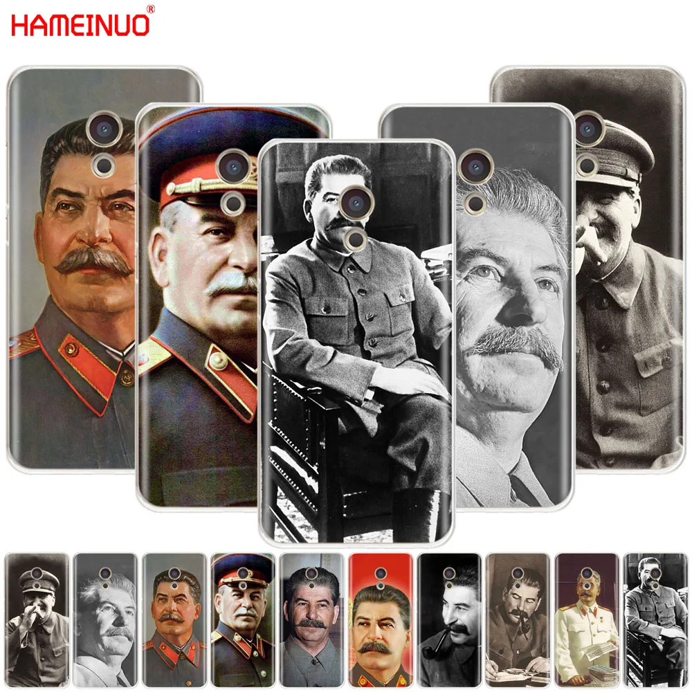 

HAMEINUO Russian Stalin Ussr Cover phone Case for Meizu M6 M5 M5S M2 M3 M3S MX4 MX5 MX6 PRO 6 5 U10 U20 note plus