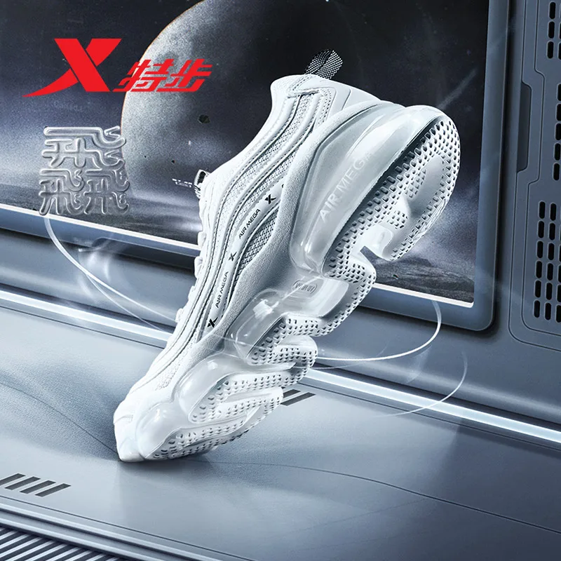 881219119562 Air MEGA Xtep men air cushion running shoes men's sports shoes 2019 spring new mesh breathable running casual shoe