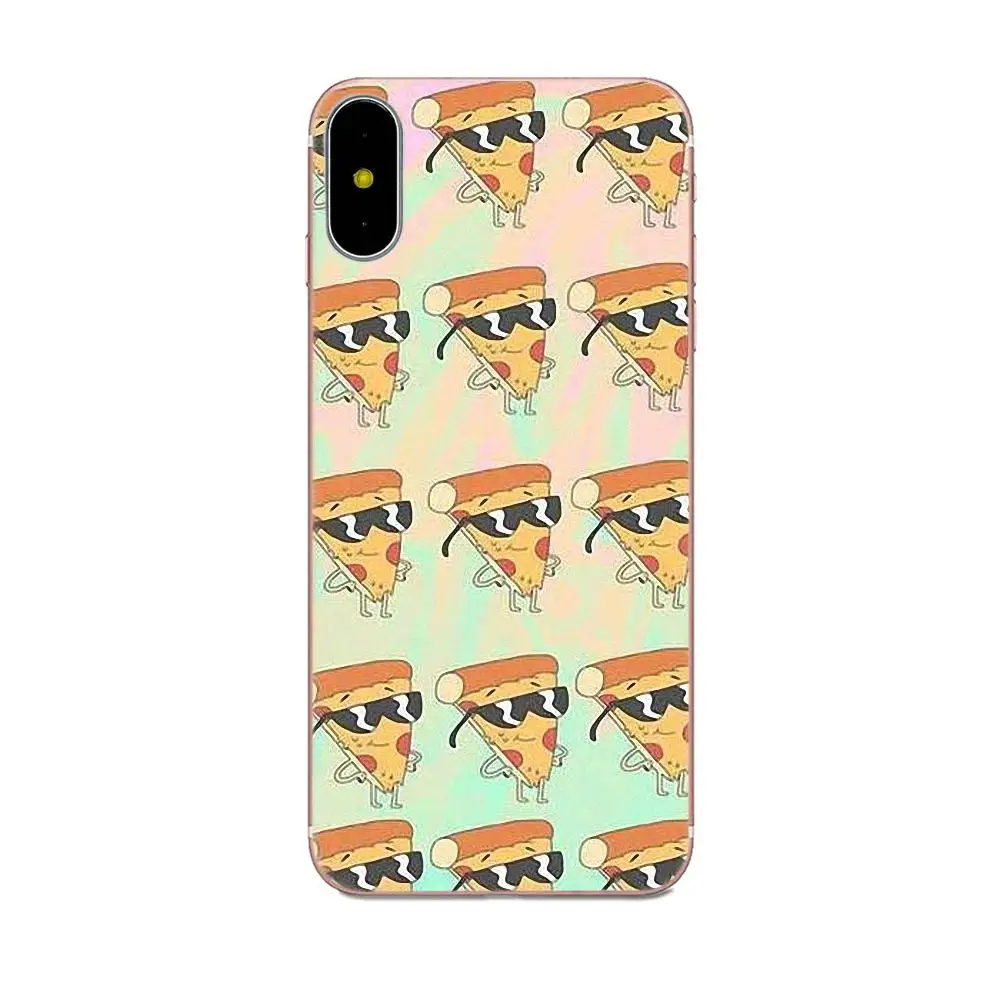 Чипы пицца еда гамбургеры для Apple iPhone 4 4S 5 5C 5S SE 6 6S 7 8 Plus X XS Max XR Мягкий ТПУ узор