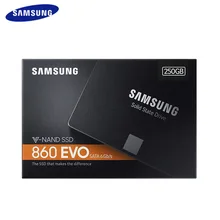 SAMSUNG SSD 860 EVO 250GB Внутренний твердотельный диск 500GB 1T HDD жесткий диск SATA3 2,5 дюймов для ноутбуков настольных ПК MLC