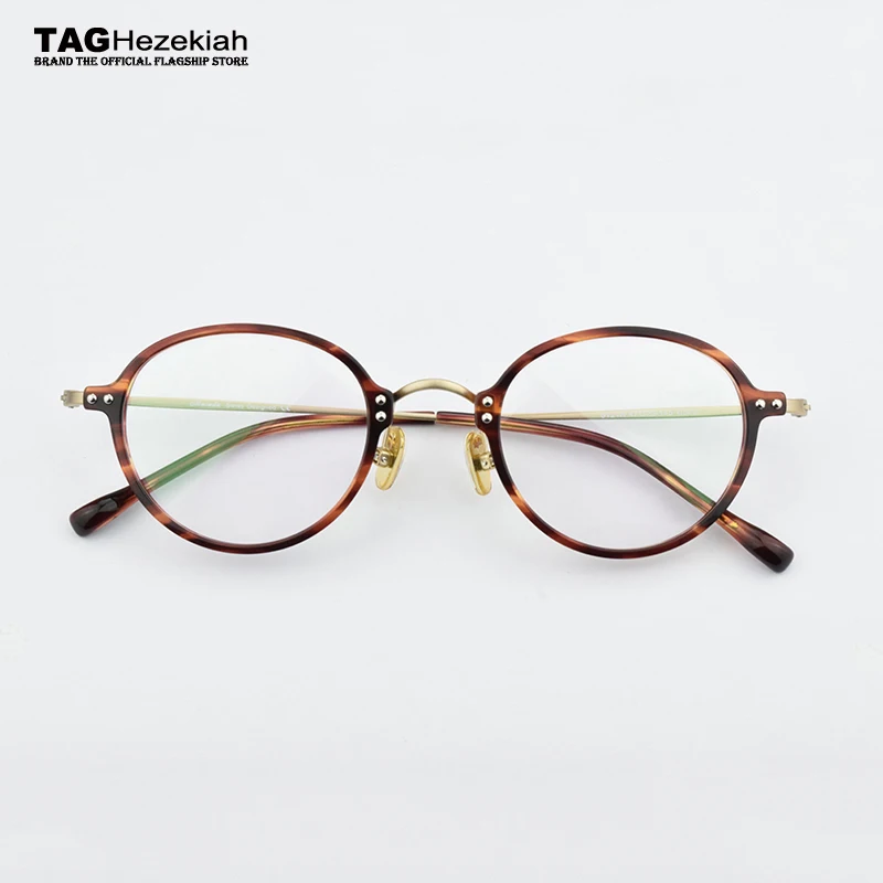 

glasses frame women men 2019 Vintage round optical glasses frame Myopia computer radiation protection Retro eyeglasses frames